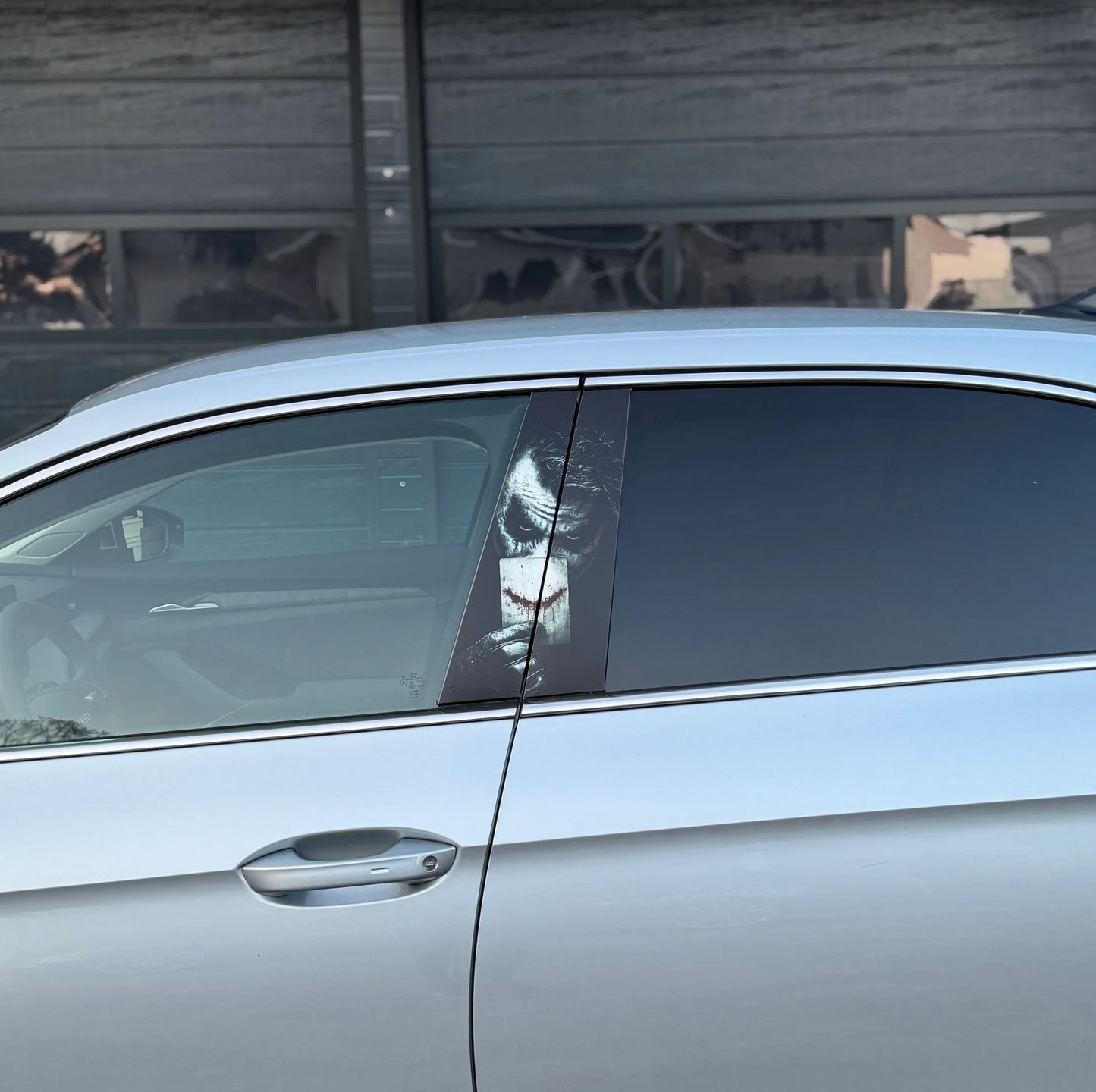 Art the Clown Car Pillar Wrap - Premium Vinyl B-Pillar Decal, Universal Fit