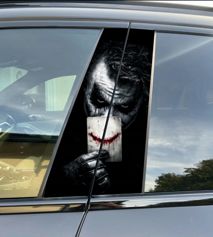 Art the Clown Car Pillar Wrap - Premium Vinyl B-Pillar Decal, Universal Fit