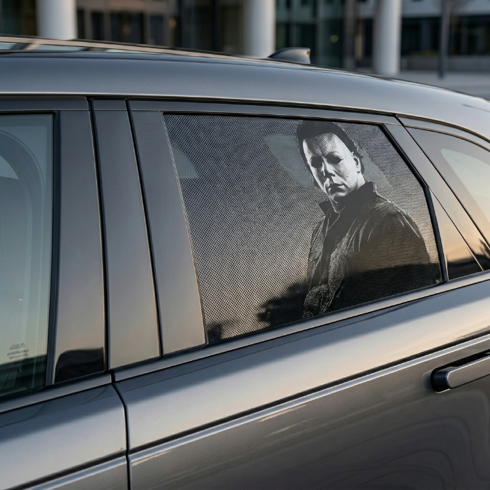 Who’s Sitting Behind You? Art The Clown Terrifier Car Window Decal