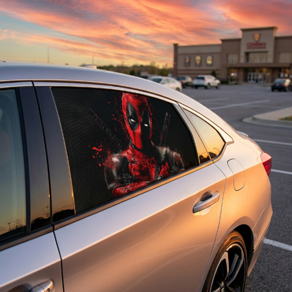 Who’s Sitting Behind You? Art The Clown Terrifier Car Window Decal